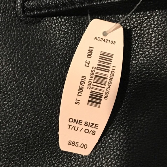 NWT VS faux leather fringed drawstring backpack - Picture 12 of 16